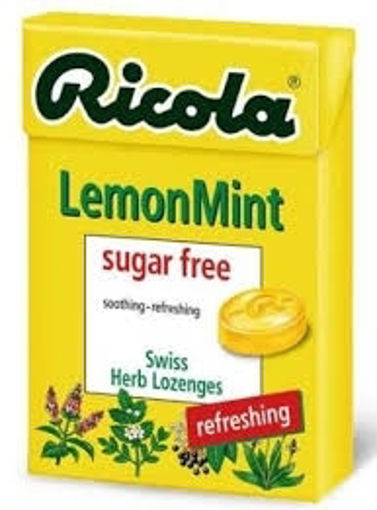 תמונה של ריקולה סוכריות לימון ומנטה ללא סוכר 50 ג"ר