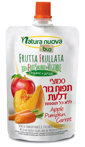 תמונה של נטורה נובה סמוצ'י תפוח גזר ודלעת אורגני 100 ג'ר